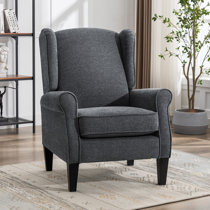 Dark best sale gray armchair